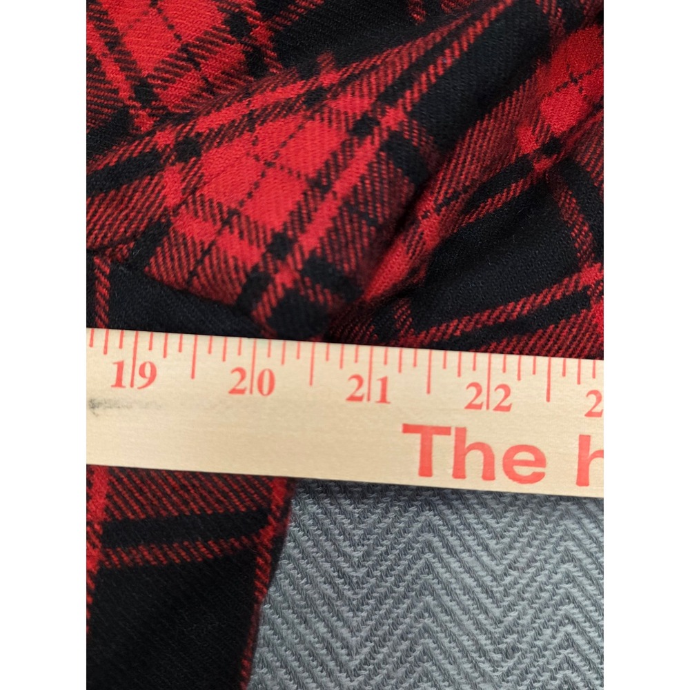 Vintage MG Red Black Plaid Oversized Double Breasted Blazer Jacket Size‎ 11 L - Picture 7 of 10